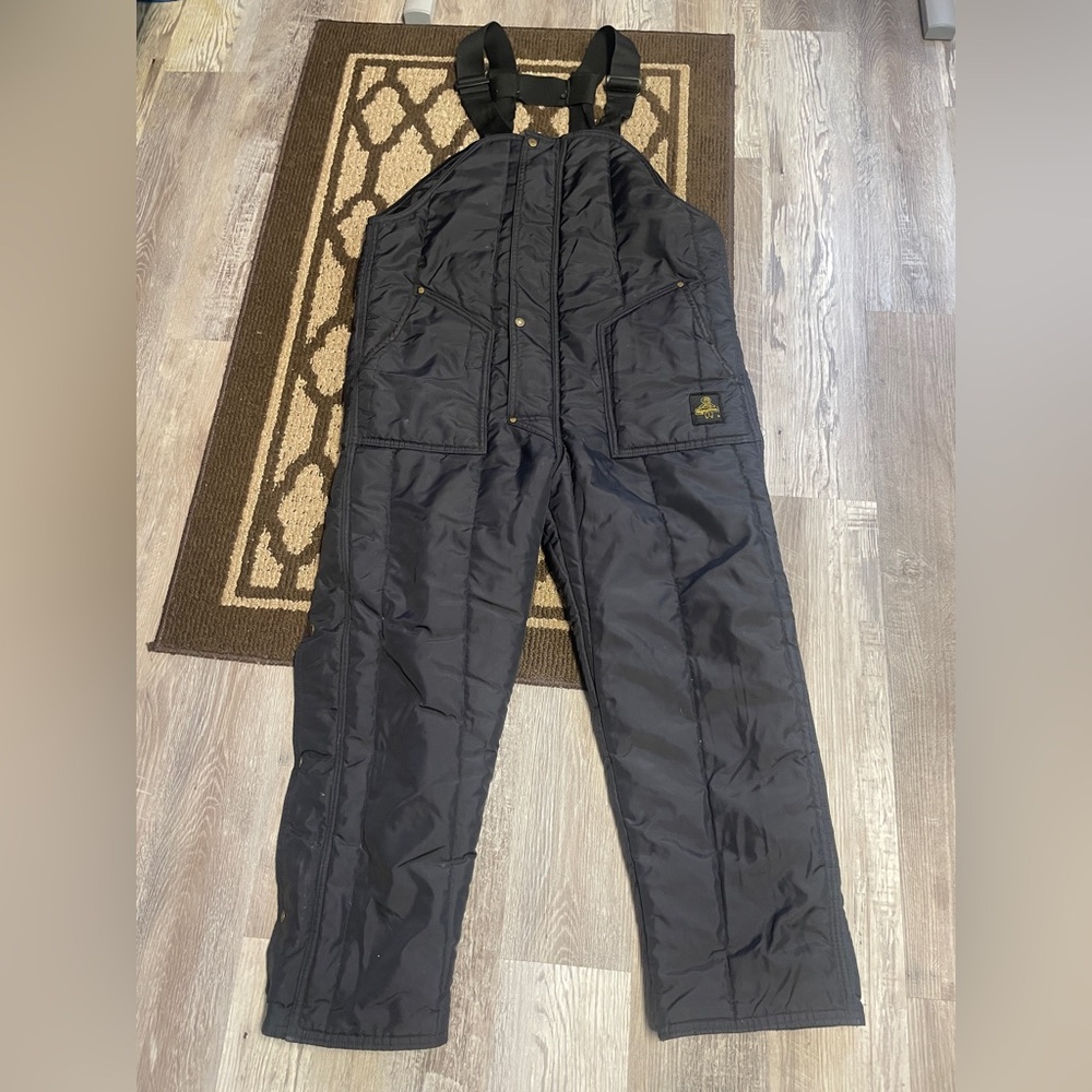 RefrigiWear Iron-Tuff Bib Overalls Navy Men’s Large